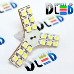   Светодиодная автолампа W5W - 18 SMD 3528 (2шт.)