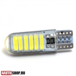  DLED Автолампа светодиодная T10 - W5W - 12 SMD 7020 (2шт.)